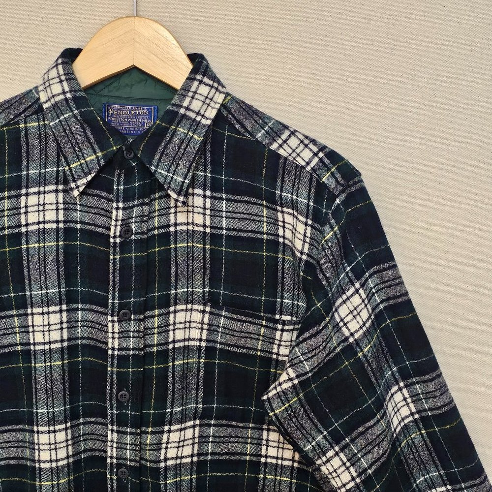 Pendleton Washable Wool Campbell Tartan Button Down M